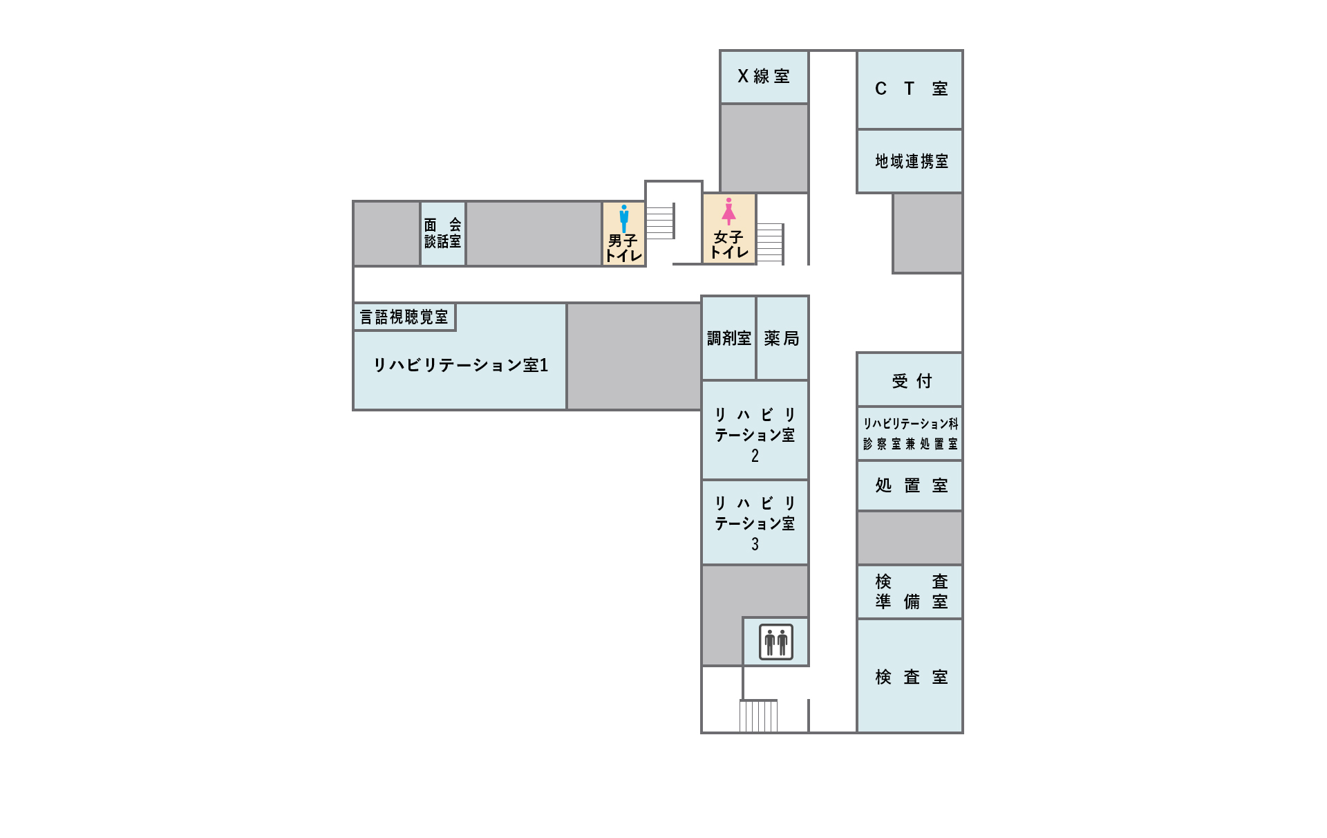 1F 駐車場